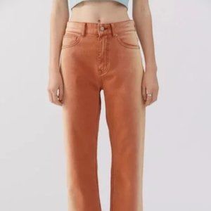 BDG High-Waisted Cowboy Jean - Piece-Dye Colored Denim Size 27